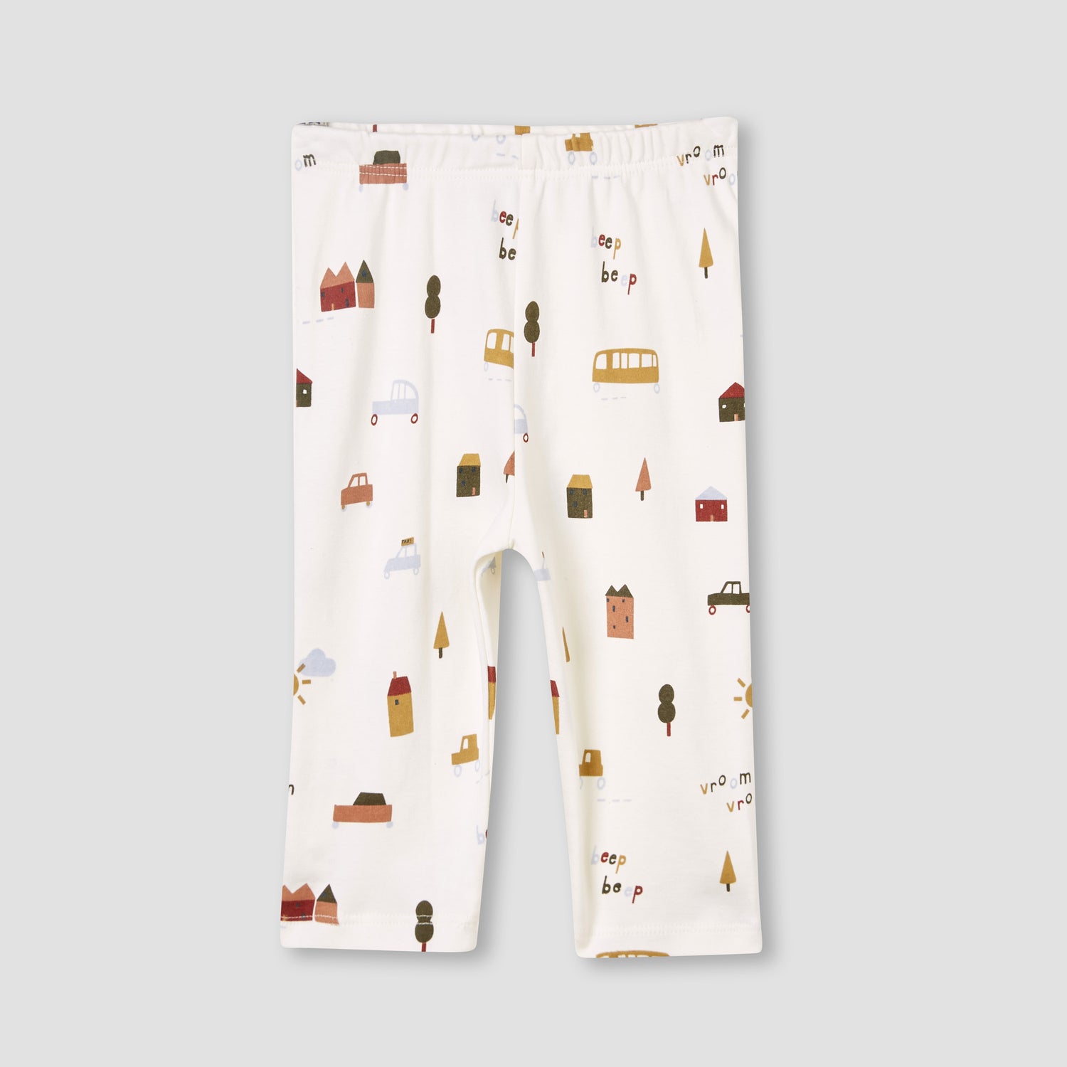 Juniors Pyjama Set with Farmyard Print – Cotton – Long Sleeve – Collared Neck