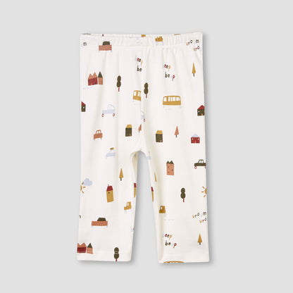 Juniors Pyjama Set with Farmyard Print – Cotton – Long Sleeve – Collared Neck