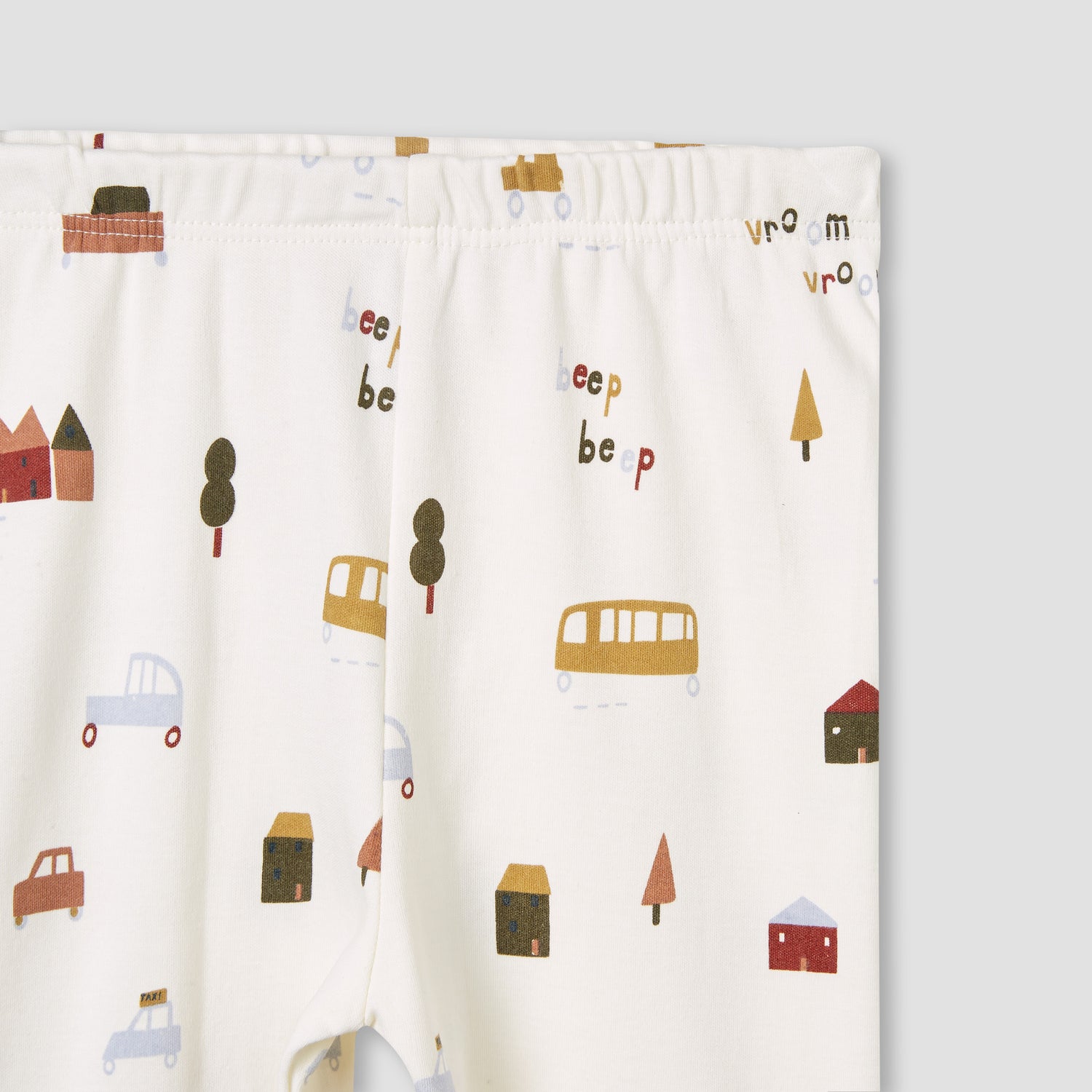 Juniors Pyjama Set with Farmyard Print – Cotton – Long Sleeve – Collared Neck