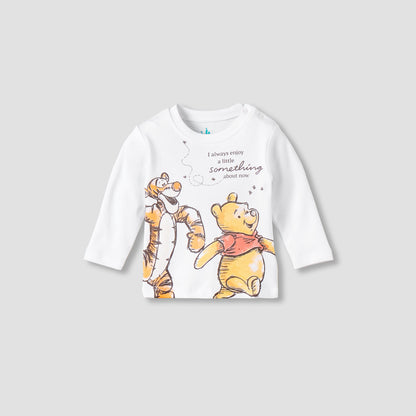 Pack of 2 Disney Cotton Long Sleeves Pyjama Set with Winnie the Pooh Print
