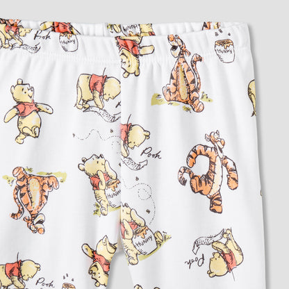 Pack of 2 Disney Cotton Long Sleeves Pyjama Set with Winnie the Pooh Print