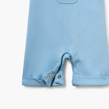 Juniors Striped T-shirt and Dungaree Set