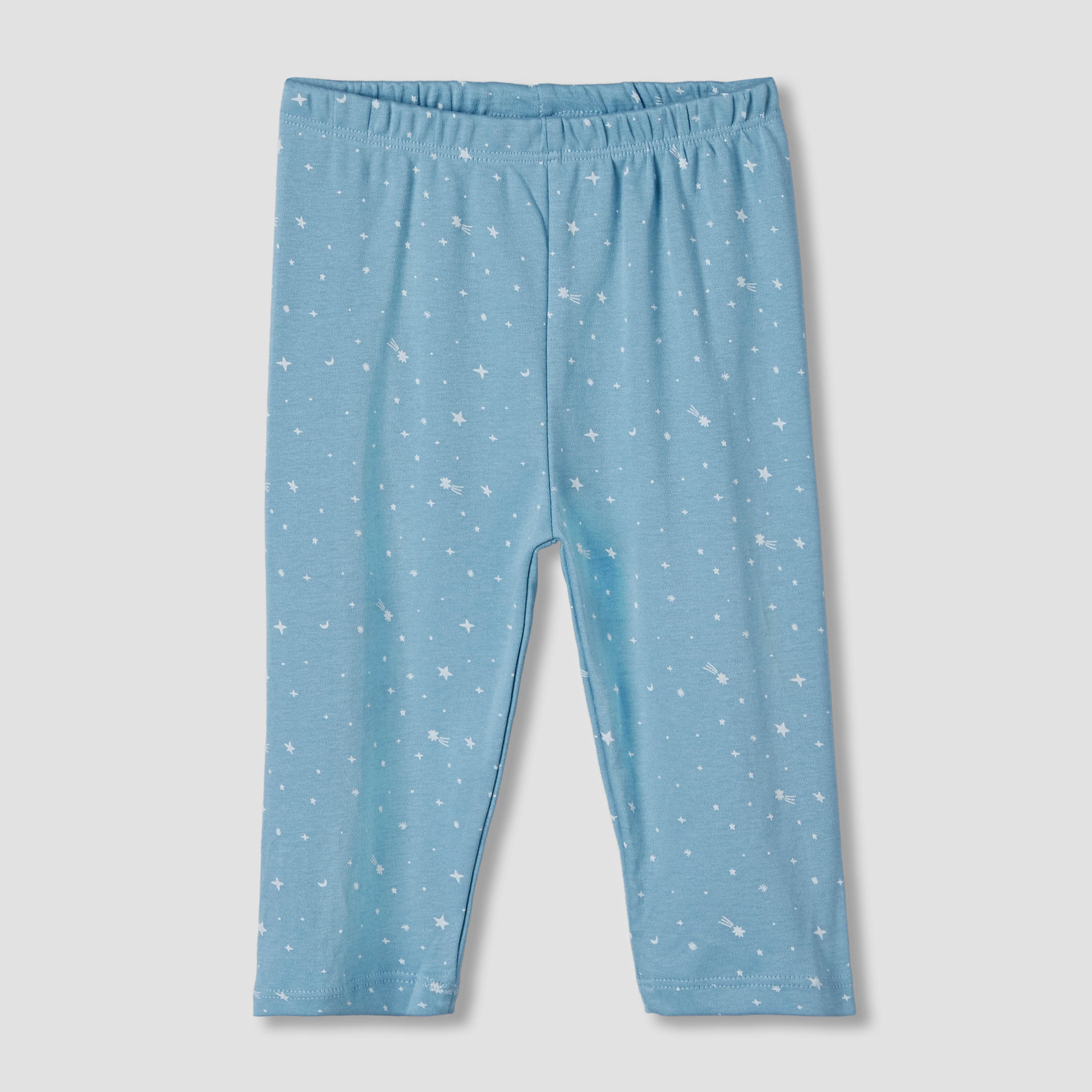 Pack of 2 Juniors Cotton Long Sleeves Pyjama Set with Space Print