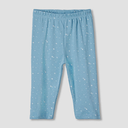 Pack of 2 Juniors Cotton Long Sleeves Pyjama Set with Space Print