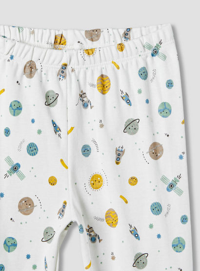 Pack of 2 Juniors Cotton Long Sleeves Pyjama Set with Space Print-baby-boys-clothing-nightwear-pyjamasets-image-9