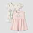 Pack of 2 Disney Round Neck A-line Dress with Marie Print - Pink / 12-18 mths