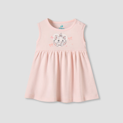 Pack of 2 Disney Round Neck A-line Dress with Marie Print