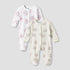 Pack of 2 Disney Cotton Round Neck Long Sleeves Sleepsuit with Marie Print - Multicolour / 9-12 mths