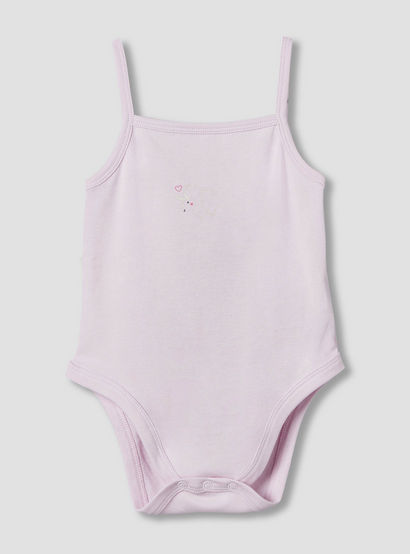 Pack of 3 Juniors Cotton Strappy Bodysuit with Dinosaur Print-baby-girls-clothing-bodysuits-image-5