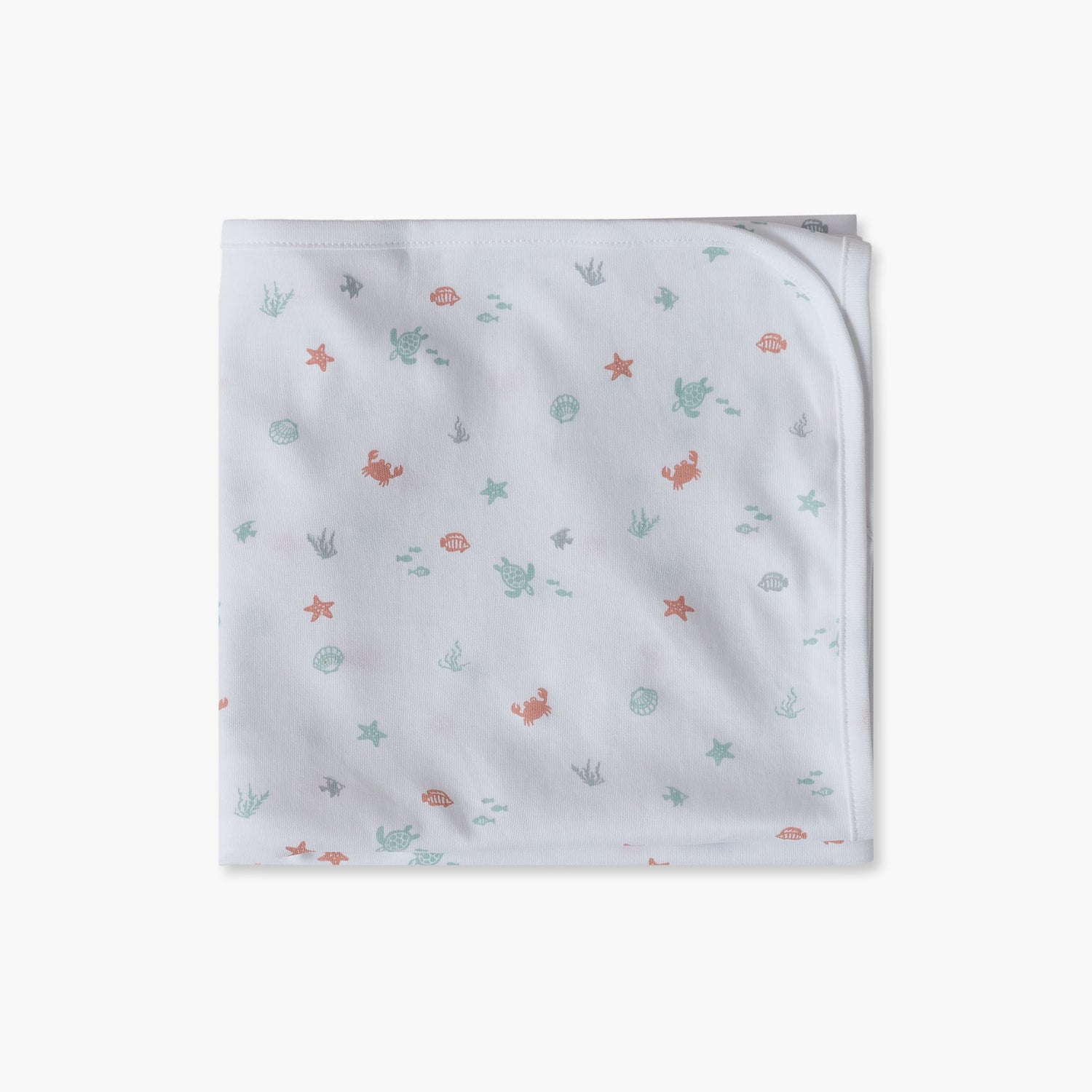 Juniors Receiving Blanket with Underwater Print