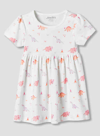 Pack of 2 Juniors Round Neck A-line Dress with Print-baby-girls-clothing-dressesandjumpsuits-image-3