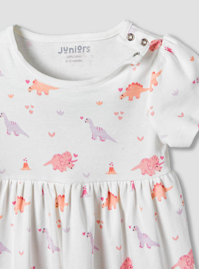 Pack of 2 Juniors Round Neck A-line Dress with Print-baby-girls-clothing-dressesandjumpsuits-image-5