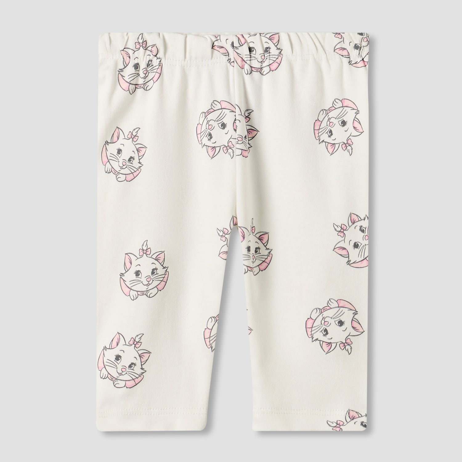 Pack of 2 Disney Cotton Round Neck Long Sleeves Pyjama Set with Marie Print