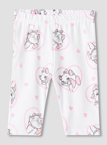 Pack of 2 Disney Cotton Round Neck Long Sleeves Pyjama Set with Marie Print-baby-girls-clothing-nightwear-pyjamasets-image-5