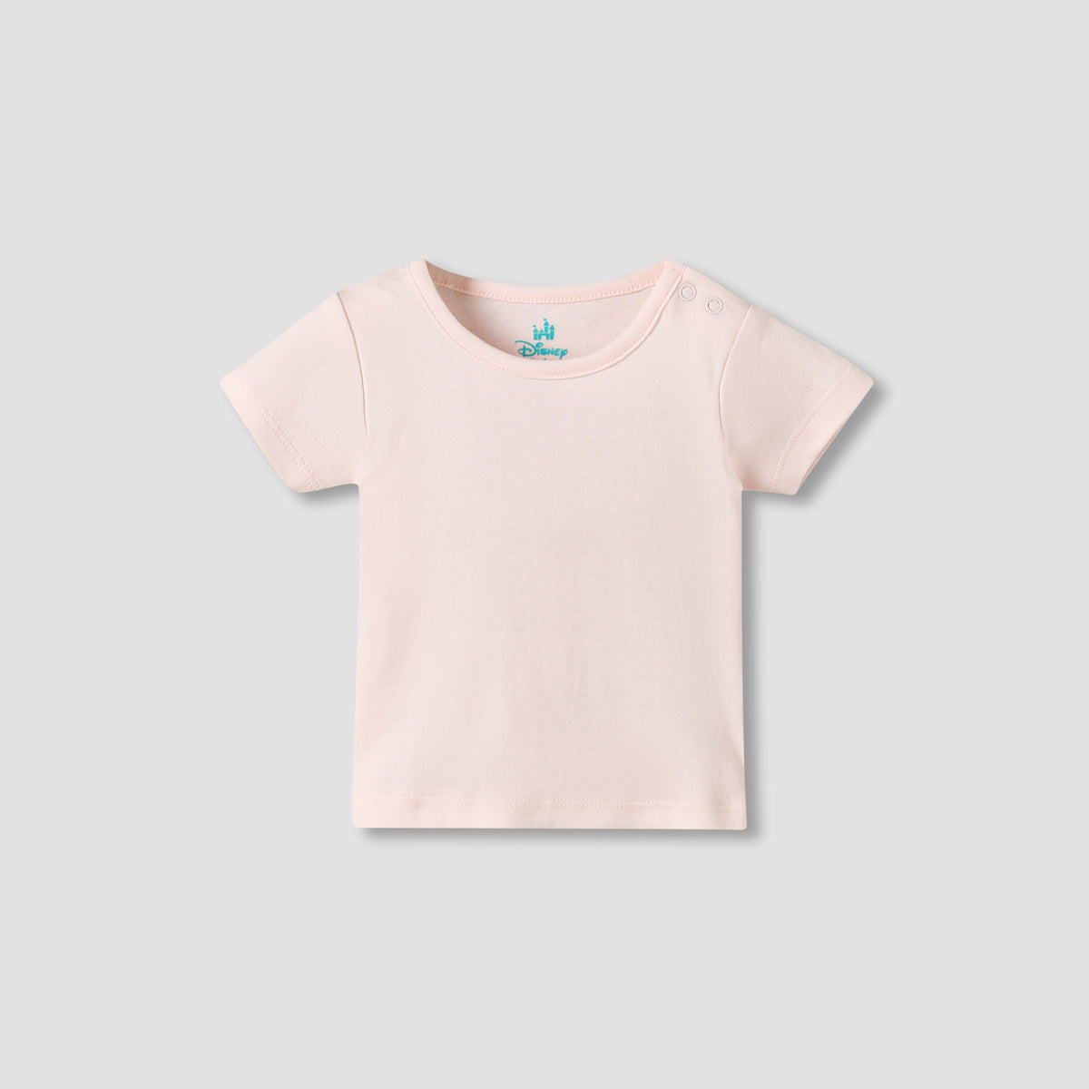 Disney Round Neck Short Sleeves T-shirt and Dungaree Set with Marie Print