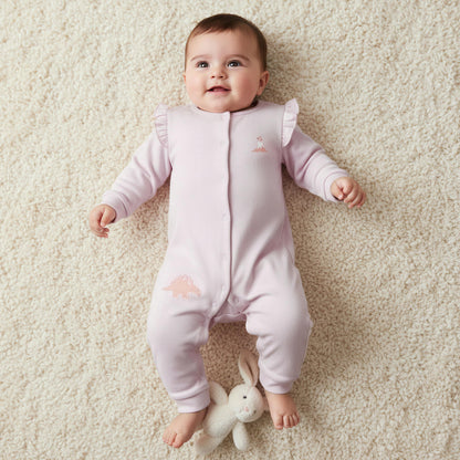 Set of 2 Juniors Cotton Sleepsuit and Romper with Assorted Print