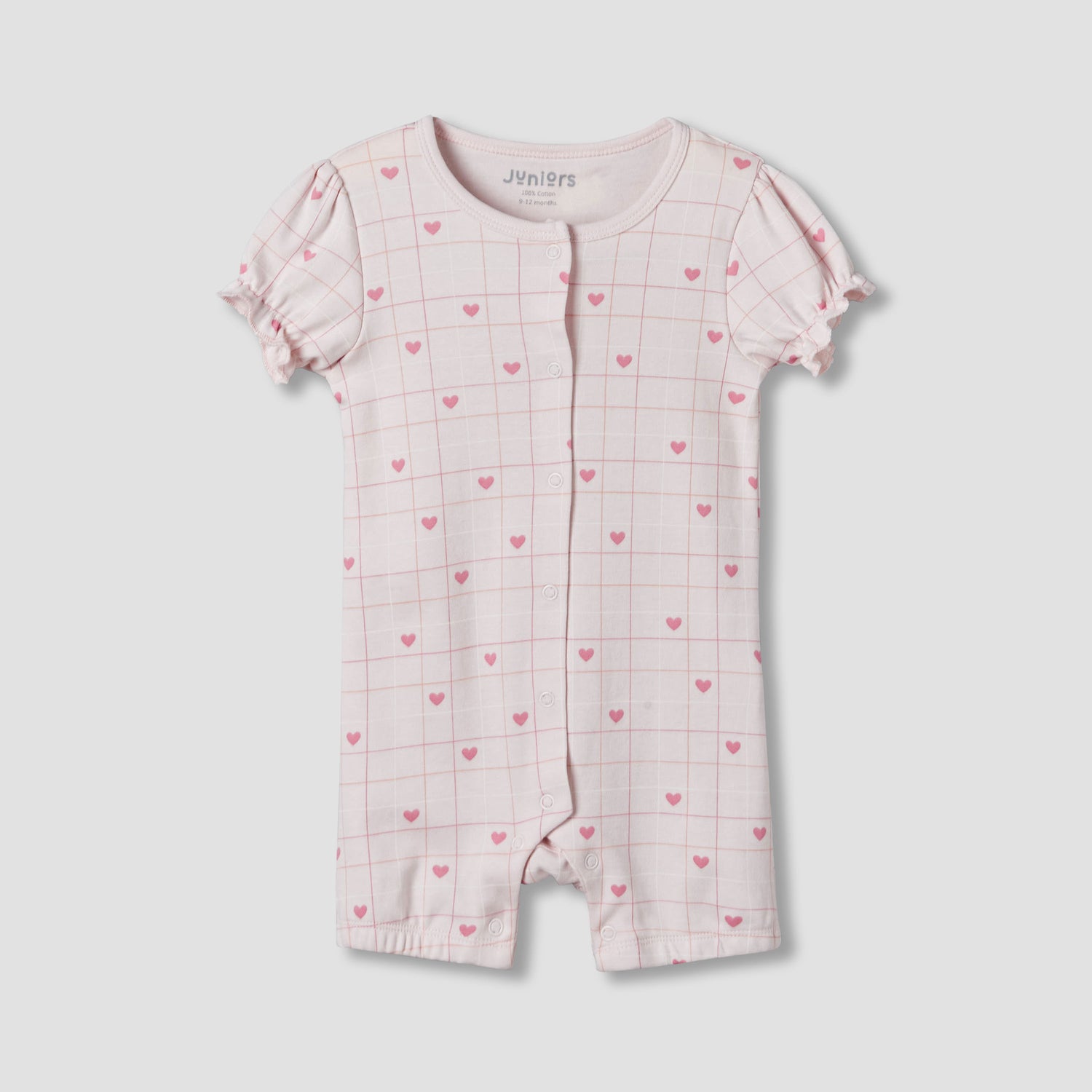 Set of 2 Juniors Cotton Sleepsuit and Romper with Assorted Print