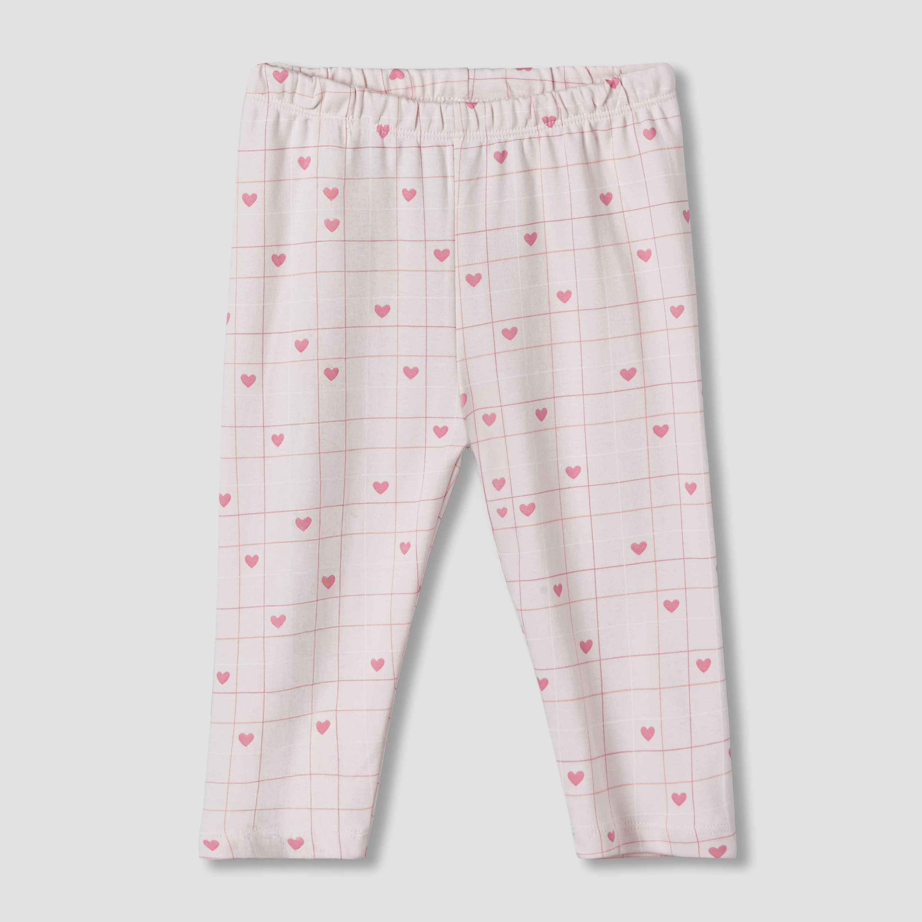 Pack of 2 Juniors Cotton Round Neck Pyjama Set with Fun Print