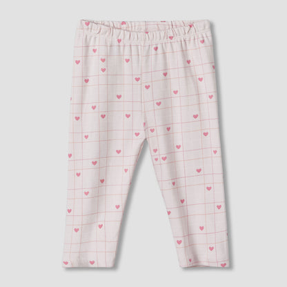 Pack of 2 Juniors Cotton Round Neck Pyjama Set with Fun Print