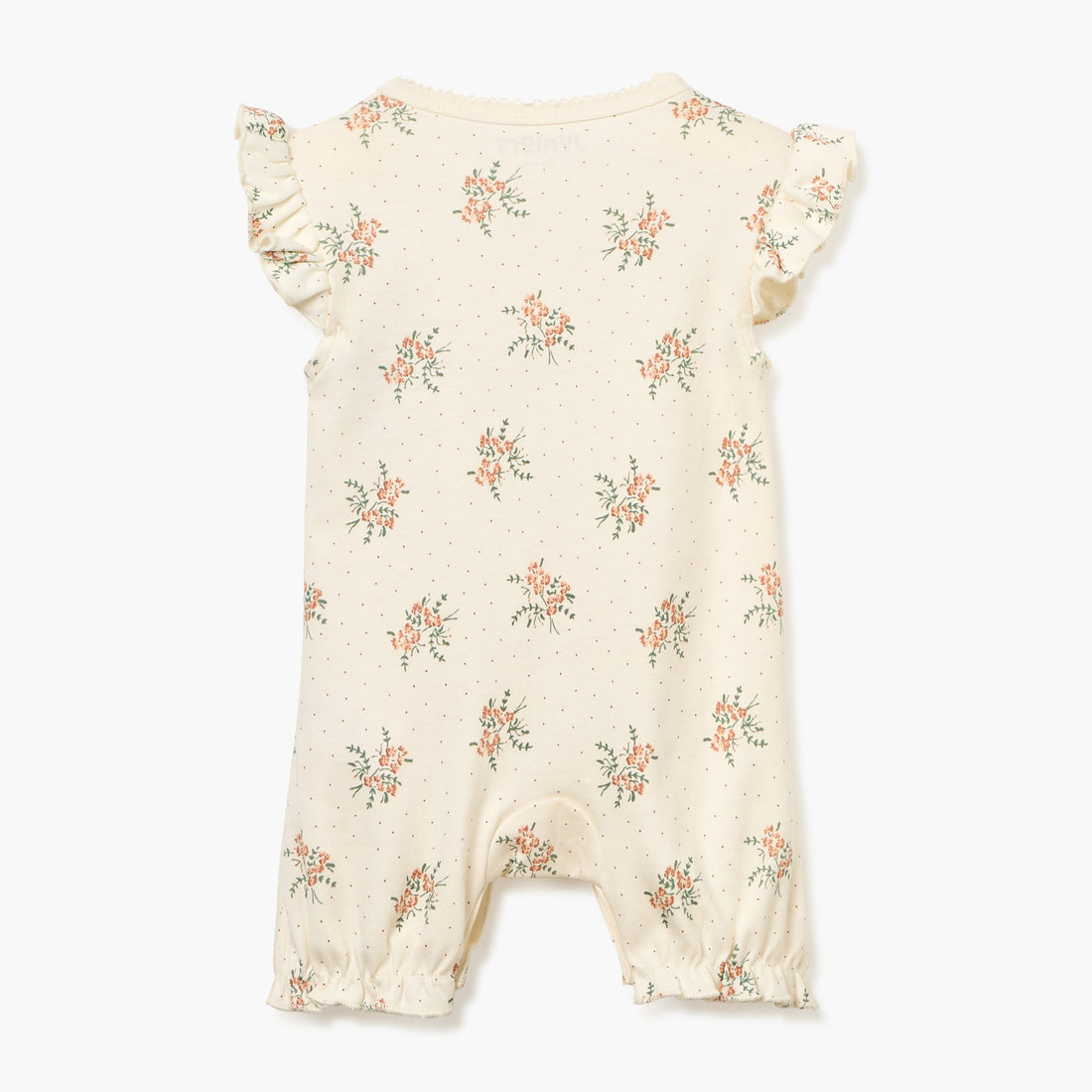 Juniors All-Over Floral Print Sleeveless Romper
