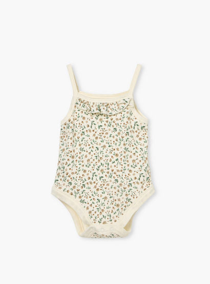 Juniors Floral Print Sleeveless Bodysuit with Snap Button Closure - Set of 2-baby-girls-clothing-bodysuits-image-2