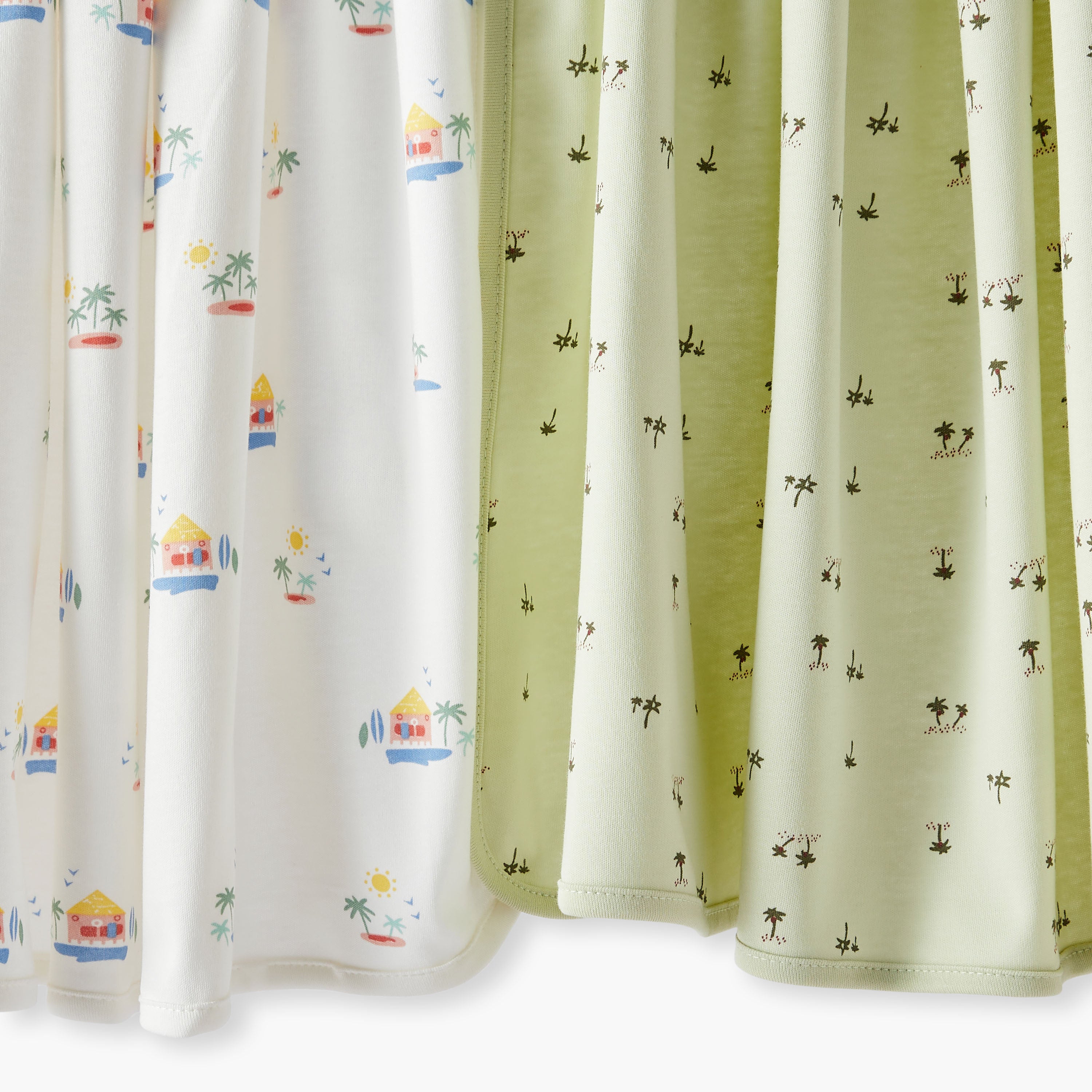 Juniors Assorted 2-Piece Receiving Blanket Set - 70x70 cm