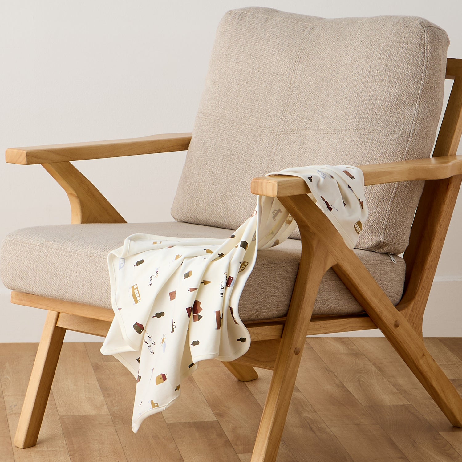 Juniors Baby Receiving Blanket with All-Over Print - Cotton