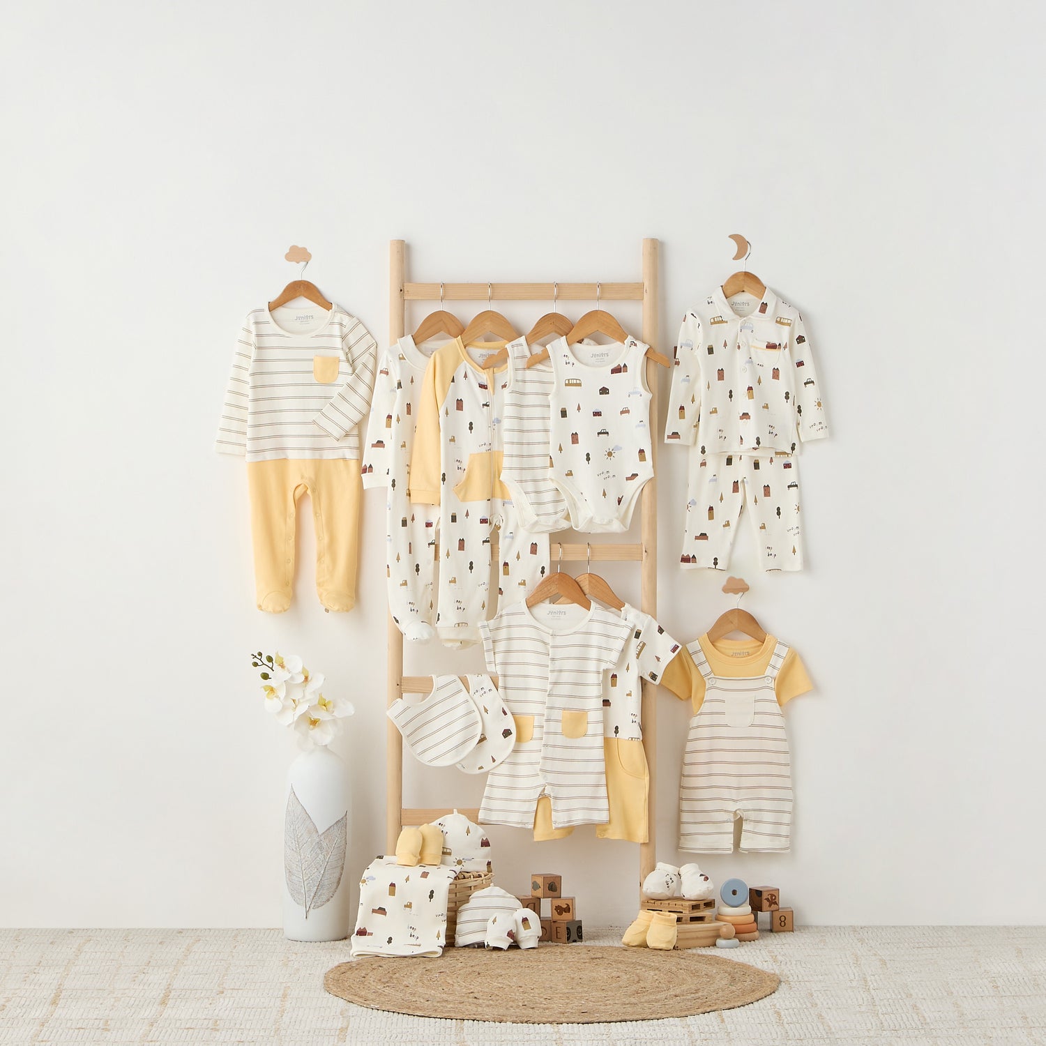 Juniors Baby Receiving Blanket with All-Over Print - Cotton