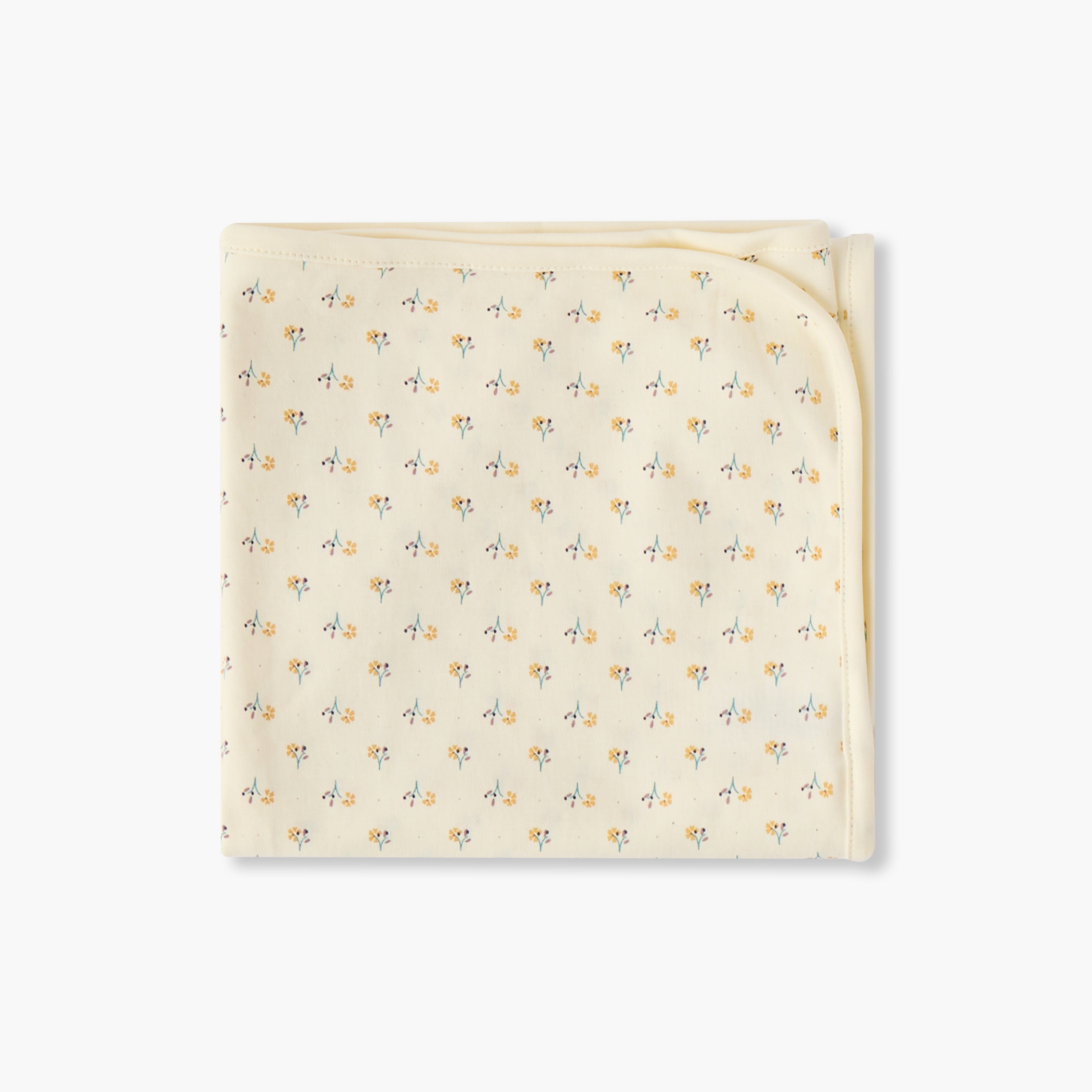 Juniors Baby Receiving Blanket with Floral Print - Cotton
