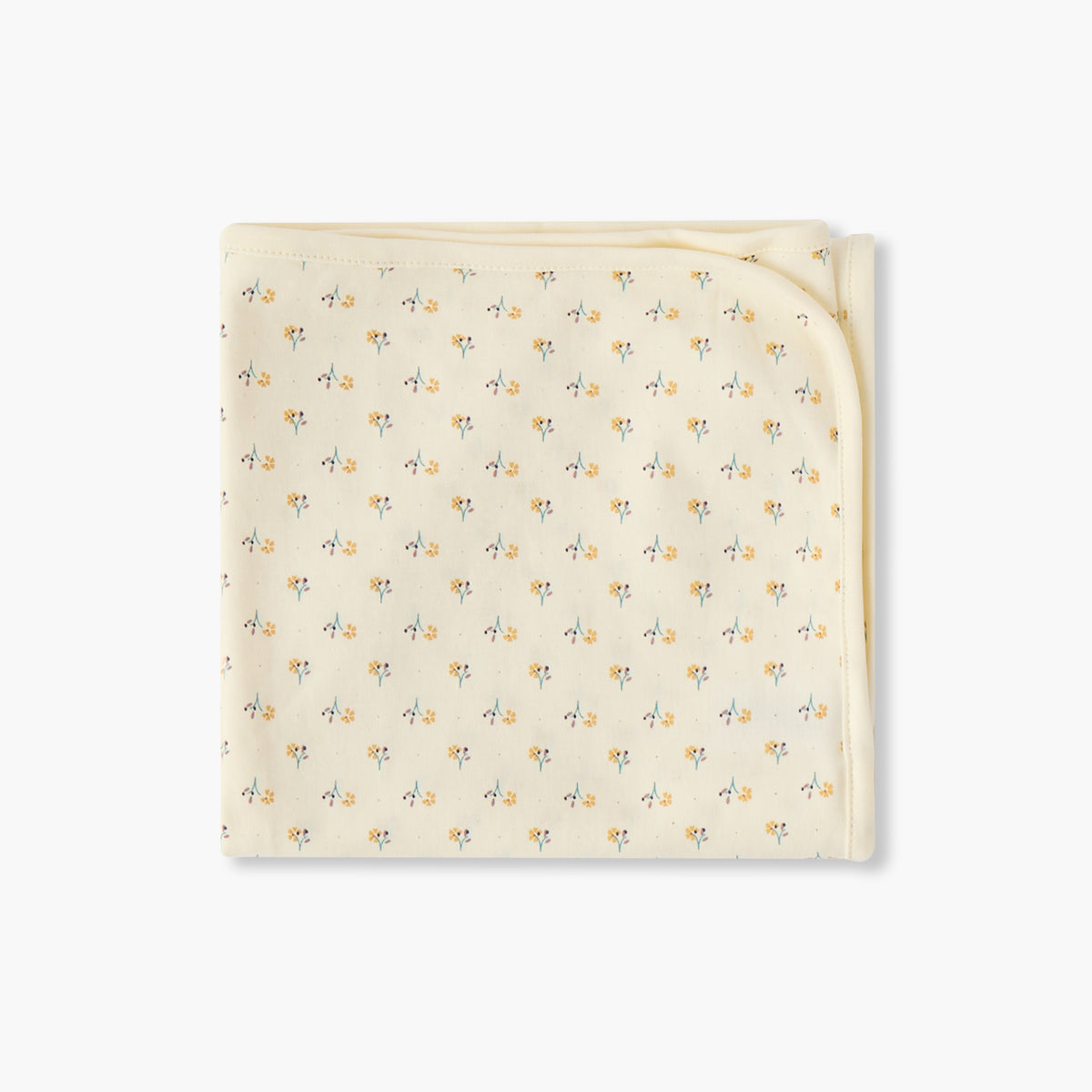 Juniors Baby Receiving Blanket with Floral Print - Cotton