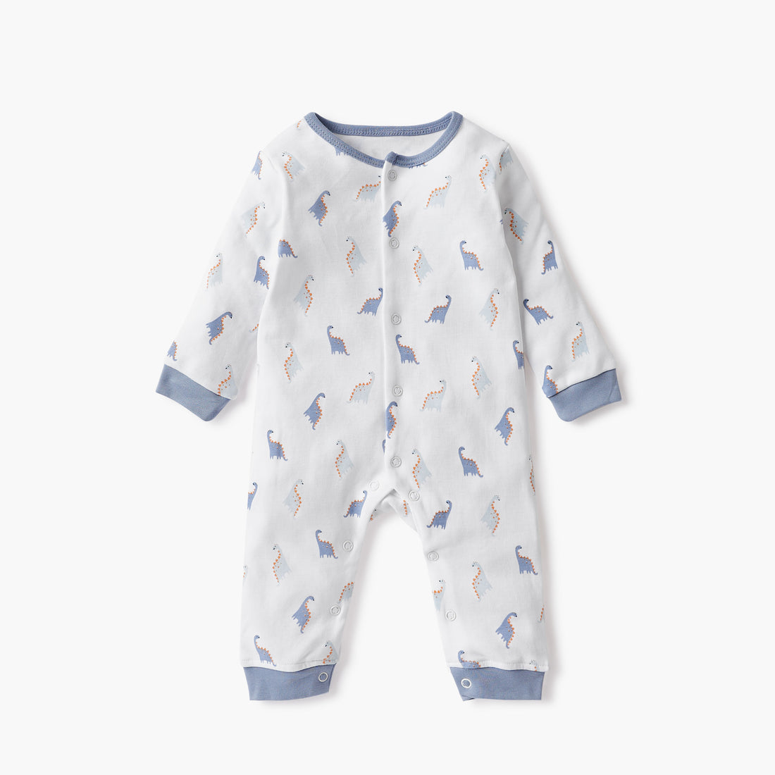 Juniors Dinosaur Print Sleepsuit with Bib and Receiving Blanket