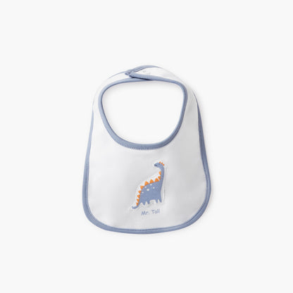 Juniors Dinosaur Print Sleepsuit with Bib and Receiving Blanket