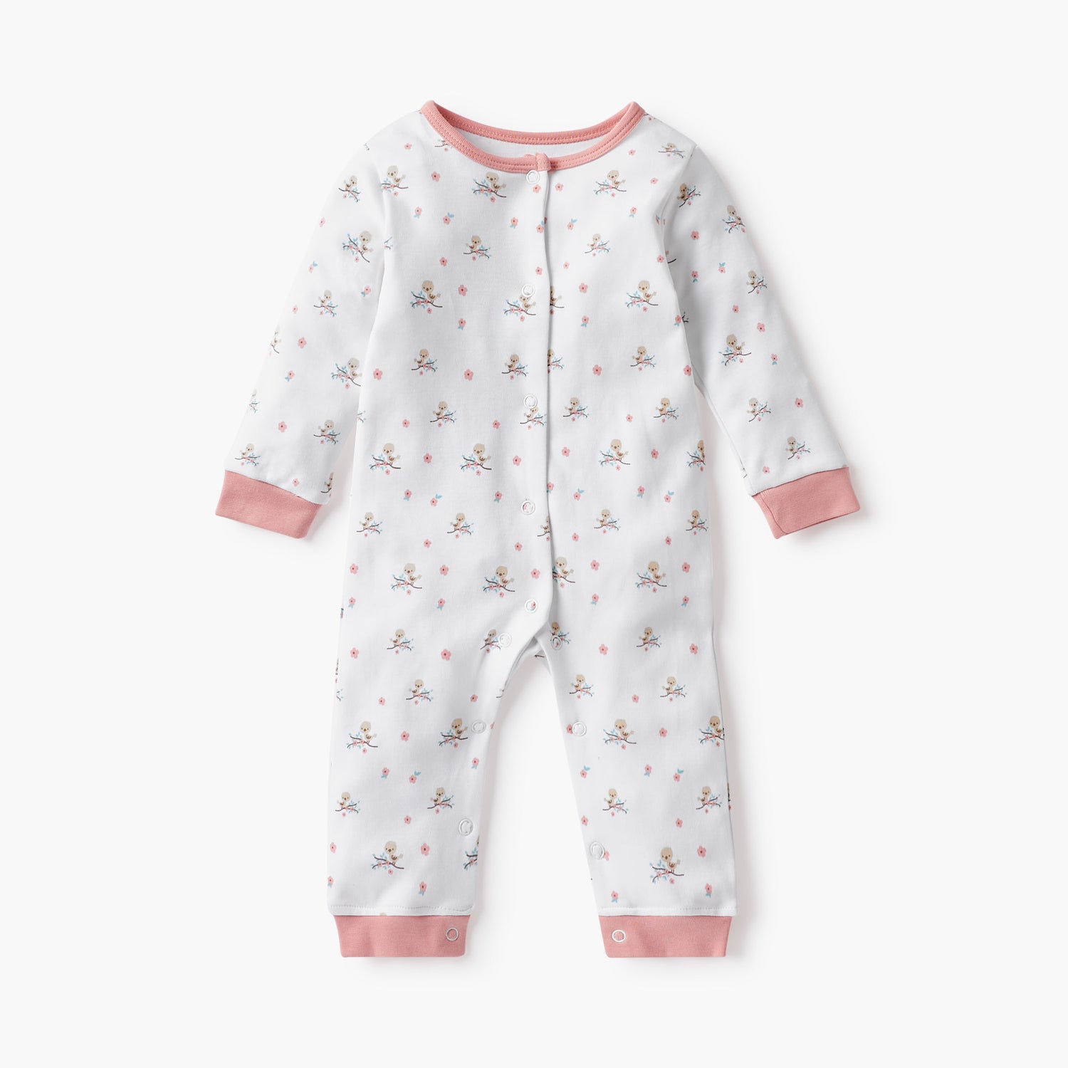 Juniors Printed Sleepsuit with Bib and Receiving Blanket