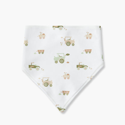 Pack of 3 Juniors Baby Bib with Tractor Print