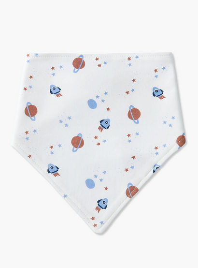 Pack of 3 Juniors Baby Bib with Space Print-baby-feeding-bibs-image-3
