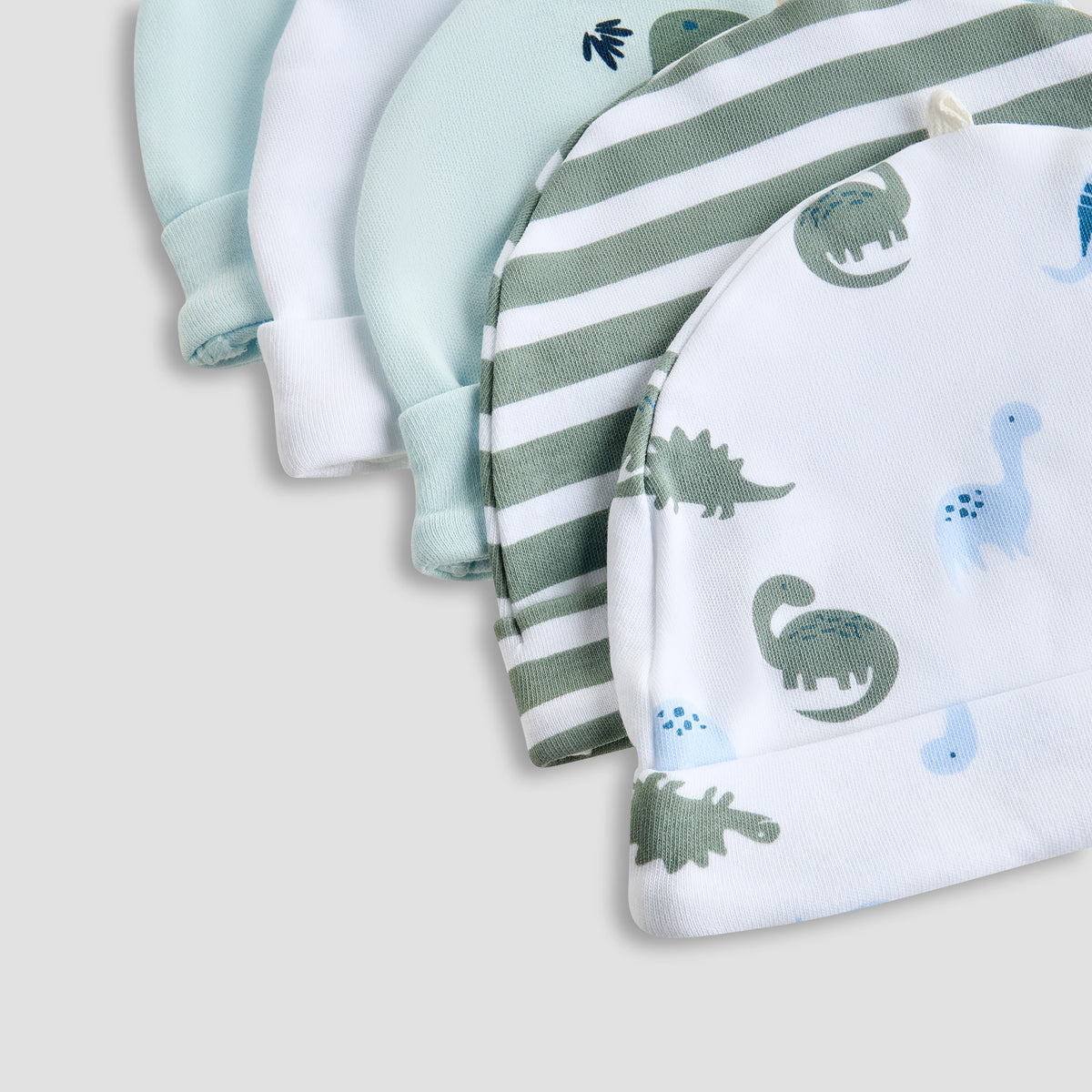 Juniors Beanie with Cotton Fabric - Set of 5