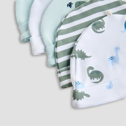 Juniors Beanie with Cotton Fabric - Set of 5