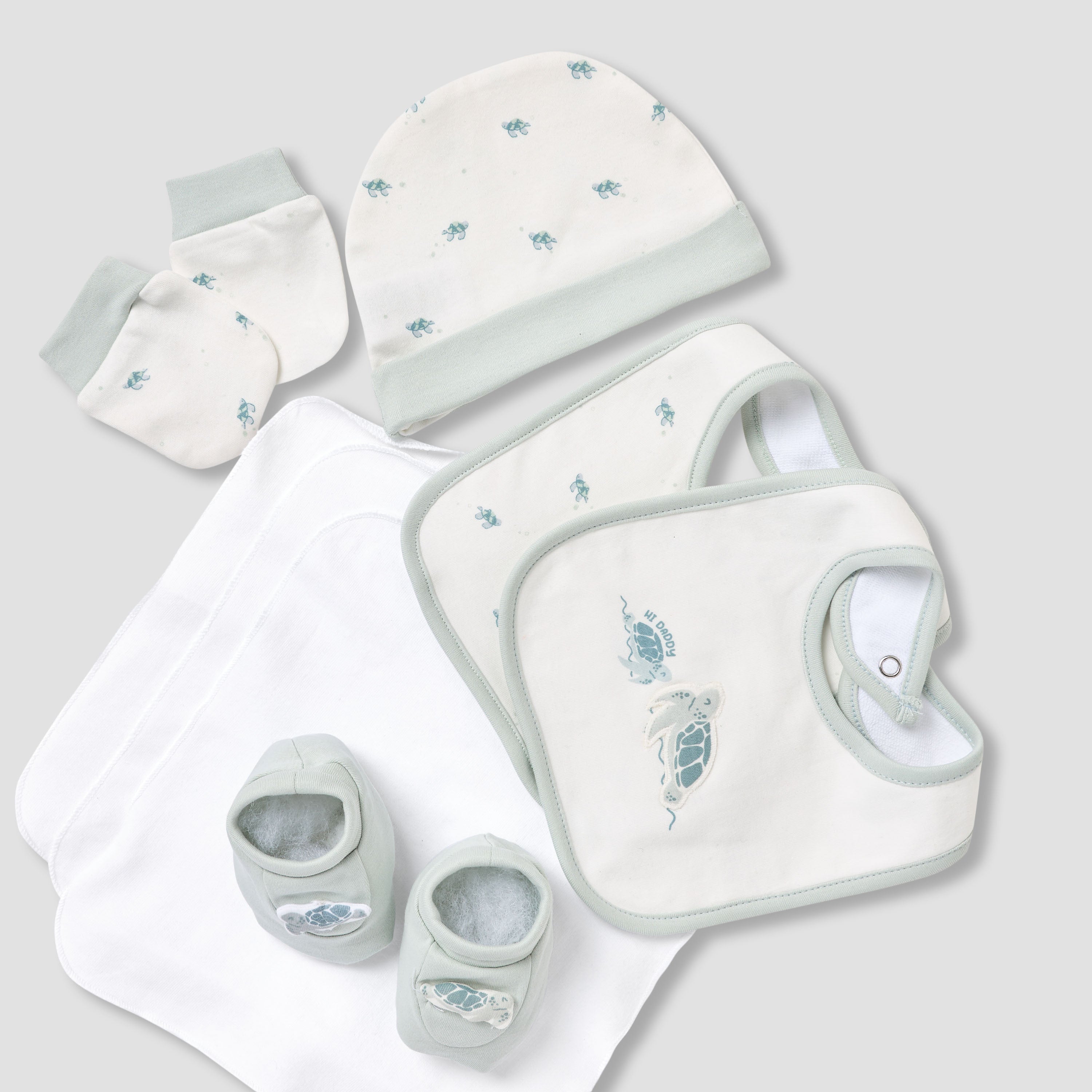 Set of 14 Juniors Clothing Gift Set with Turtle Print