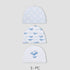 Pack of 3 Juniors Cap with Whale Print