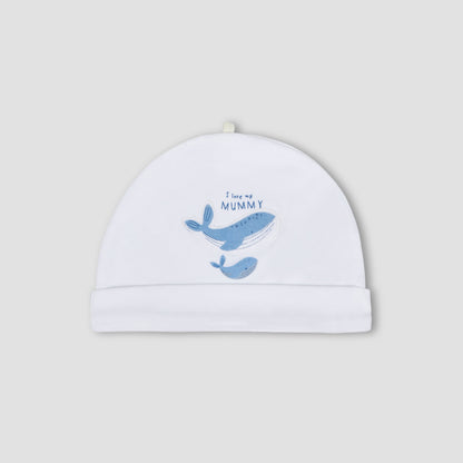 Pack of 3 Juniors Cap with Whale Print