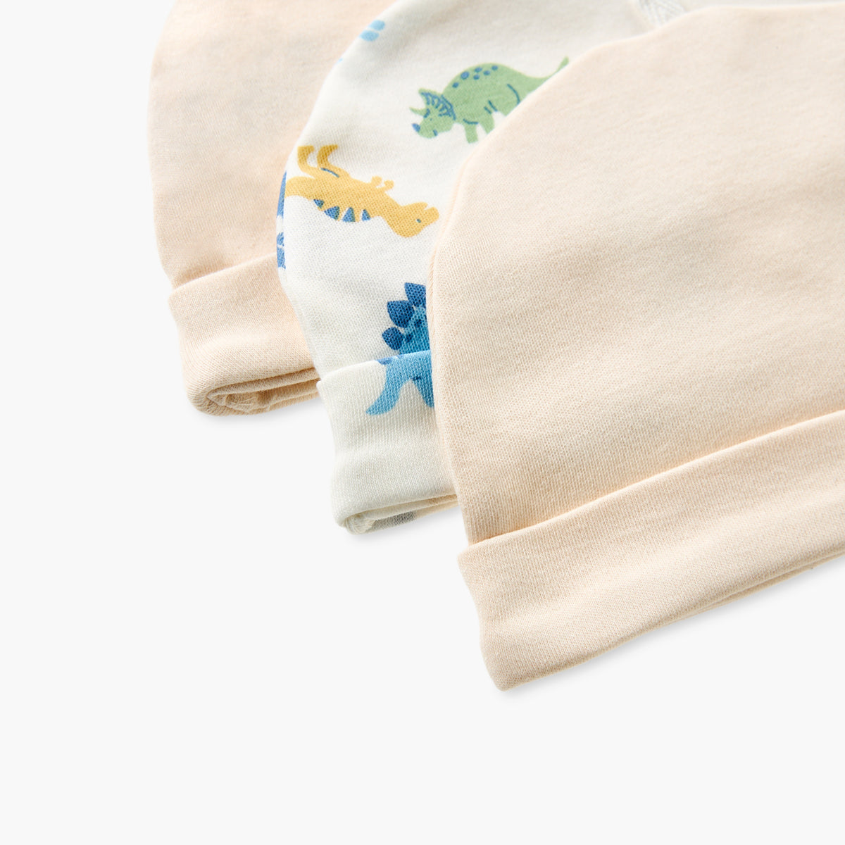 Pack of 3 Juniors Cap with Rolled Hem