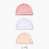 Pack of 3 Juniors Cap with Rolled Hem