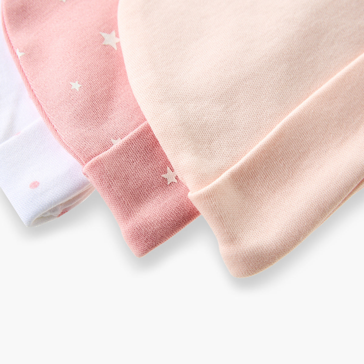 Pack of 3 Juniors Cap with Rolled Hem