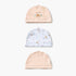 Pack of 3 Juniors Cap with Rolled Hem