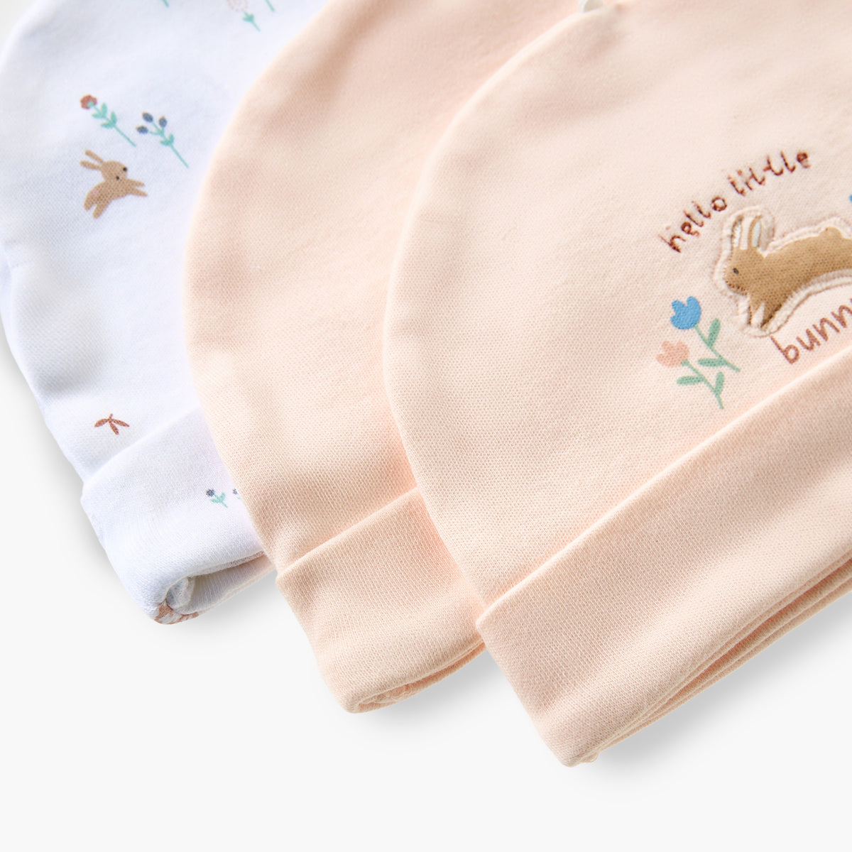 Pack of 3 Juniors Cap with Rolled Hem