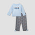 Juniors Printed T-shirt and Pyjama Set - Blue / 12-18 mths