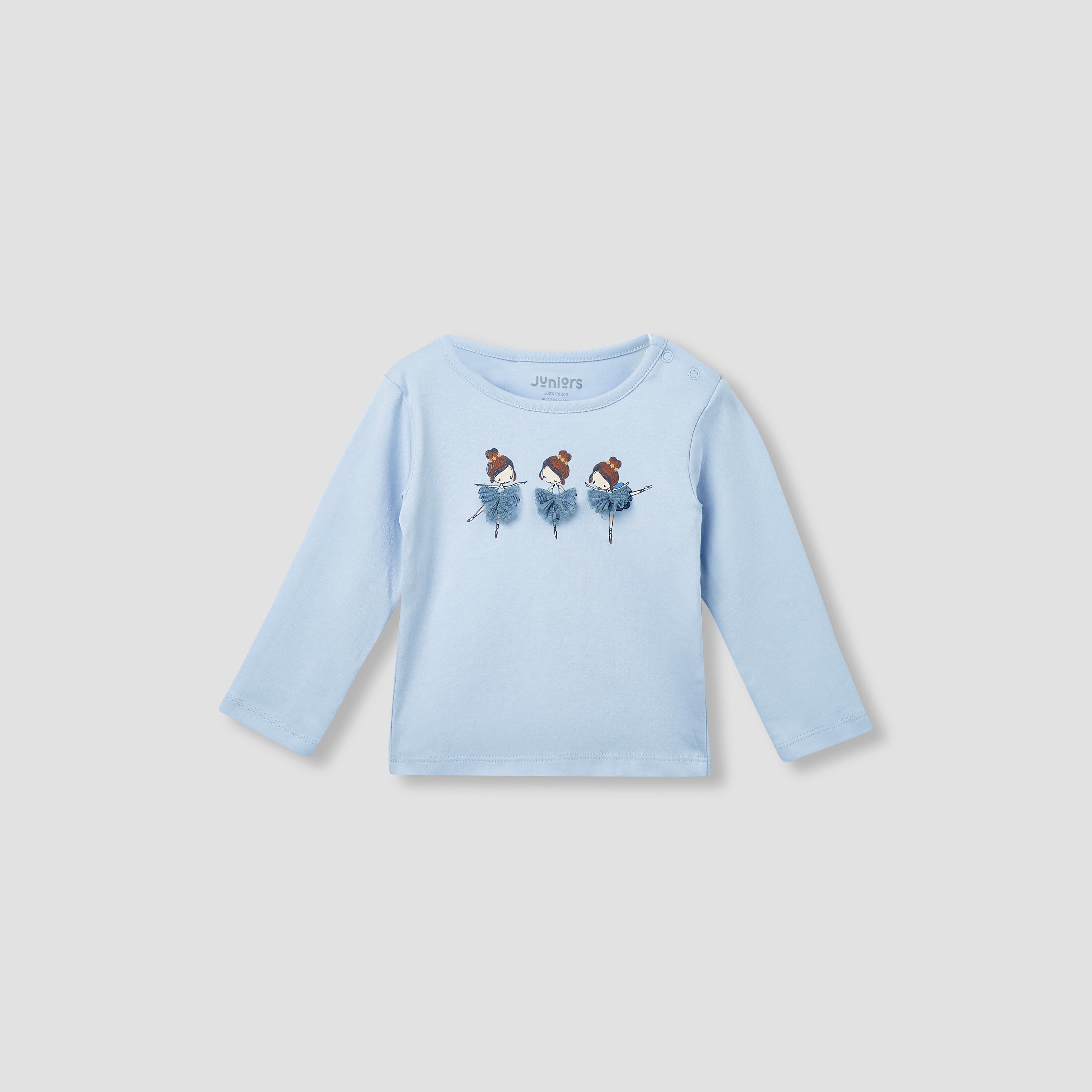 Juniors Printed T-shirt and Pyjama Set