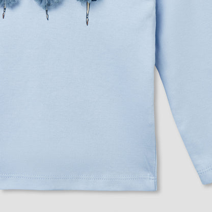 Juniors Printed T-shirt and Pyjama Set