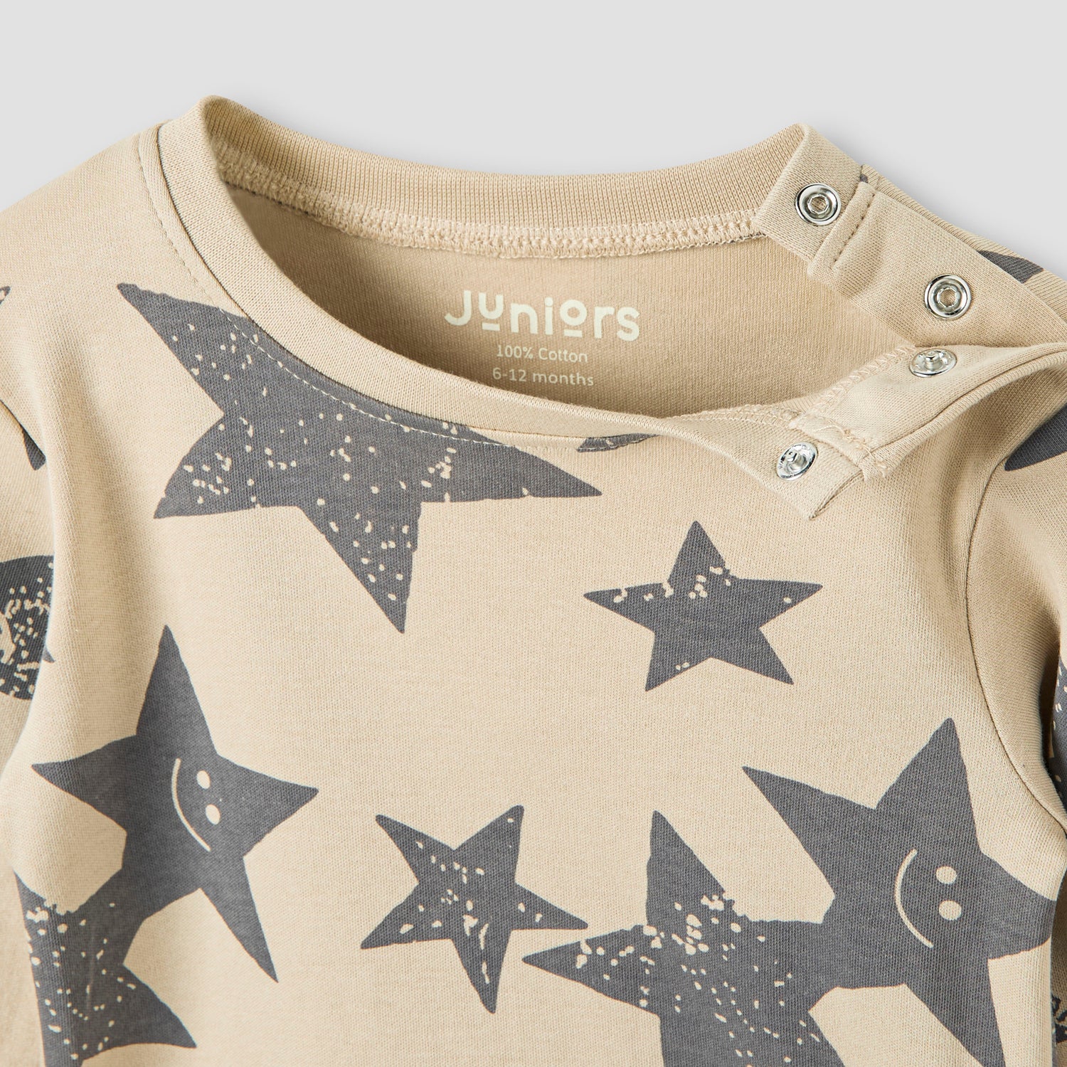 Juniors Star Print T-shirt and Pyjama Set