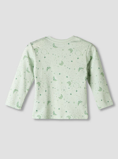 Juniors Cotton Round Neck Long Sleeves Pyjama Set with Star and Moon Print-promo_babyshop_Buy3for99_UAE130126-image-5